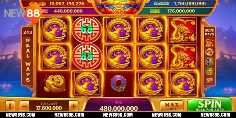 Sảnh quay slot PG - Nơi quy tụ đông đảo hội viên mới tới VIP