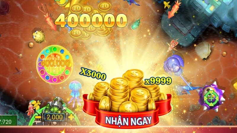 Tựa game bắn cá Kubet rinh Jackpot khổng lồ